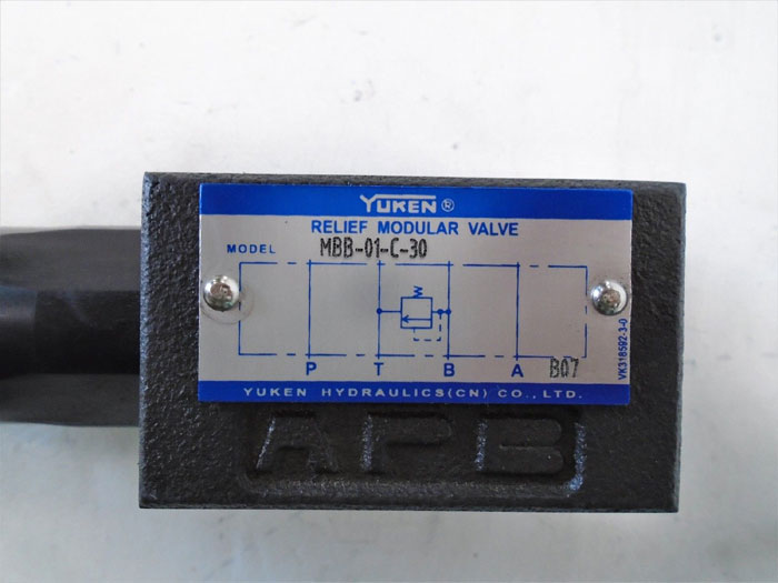 Yuken Relief Modular Valve MBB-01-C-30