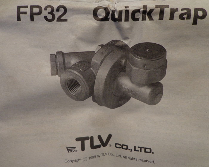 LOT OF (10) TLV QUICK TRAP VALVE  - FP32