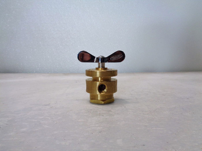 Conant 4-Way Control Selector Valve, 1/4" NPT, Brass