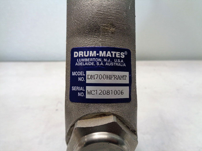 Drum-Mates 1" Xtreme Duty Hand Nozzle, SS-AL-TFE, Model DM700HFRAMT