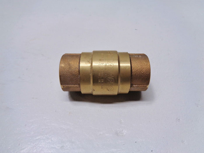 Strataflo 1" FNPT Check Valve No. 375 200LB Bronze w/ Rubber Poppet *Lot of (5)*