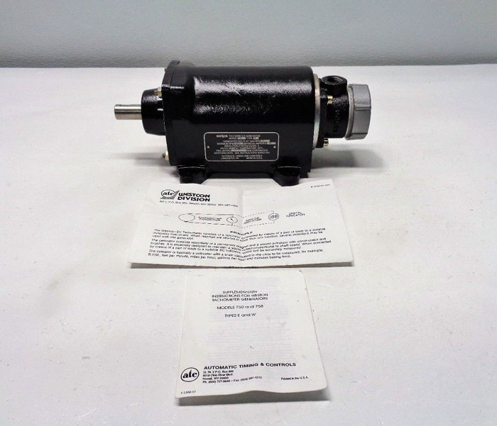 Westcon ATC Tachometer Generator, Model 750, Type E