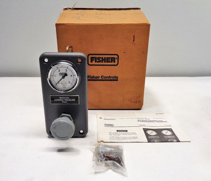 Fisher Type 671 Panel Mounted Loading Regulator, 0 - 5 PSI