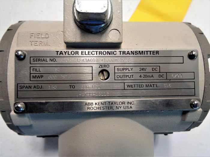 ABB Kent-Taylor 500T Series Electronic Transmitter 524TB01243A0102-1000-61943