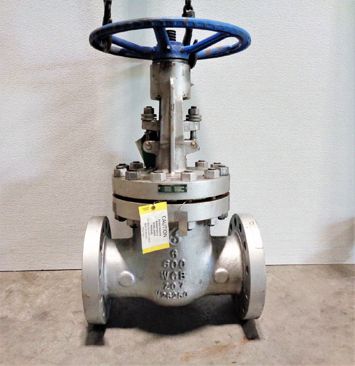 DSI 6" 600# WCB Gate Valve