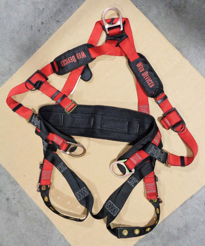 Web Devices XXL Full Body Safety Harness, 310lb Max, Poly, H535XXL *Lot of (2)*