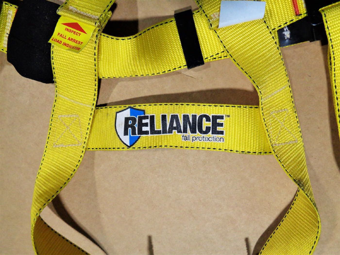 Reliance BigBoy 440lb Full Body Harness, XXXL, Polyester, 802600