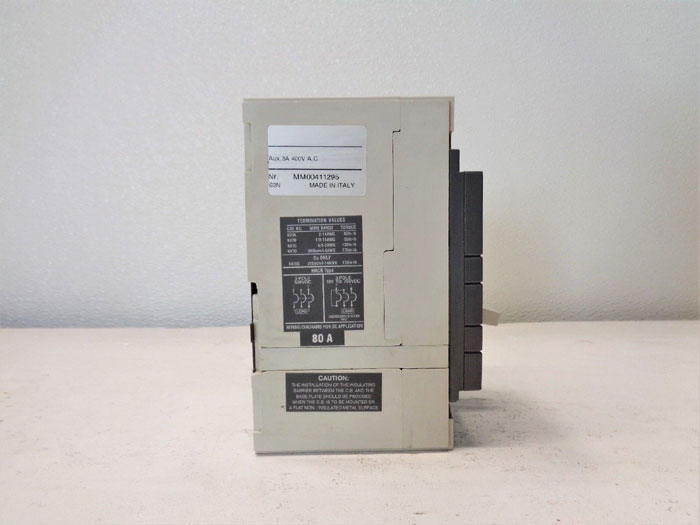 ABB SACE S3N Circuit Breaker, 80A, 600V, 3-Pole