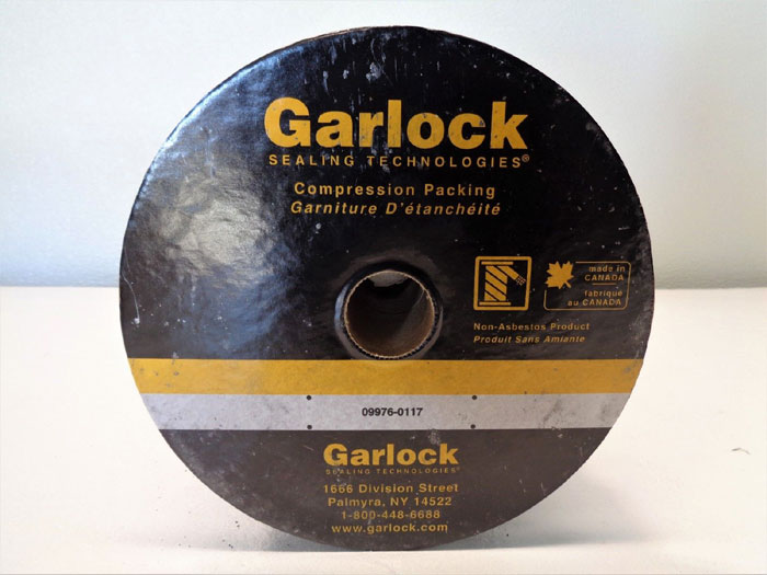 Garlock 5/16" Packmaster #3 Graphite Square Braid Compression Packing, 5lb, PM-3