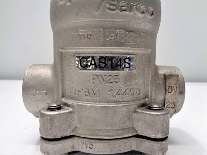 Spirax Sarco 3/4" NPT Austenitic Ball Float Air & Gas Trap CAS14S, Stainless