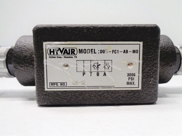 Hyvair Modular Stackable Valve D05-FC1-AB-M0