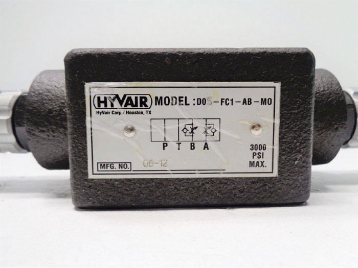 Hyvair Modular Stackable Valve D05-FC1-AB-M0 **Lot of (2)**