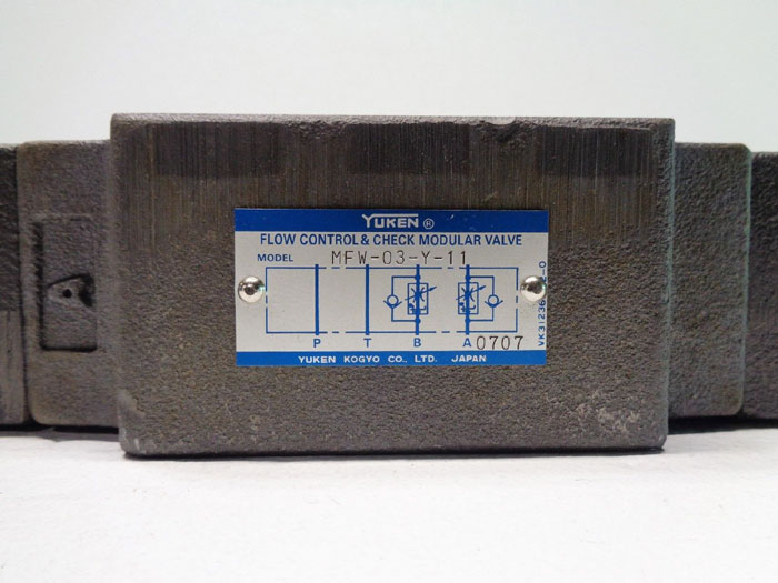 Yuken Flow Control & Check Modular Valve MFW-03-Y-11