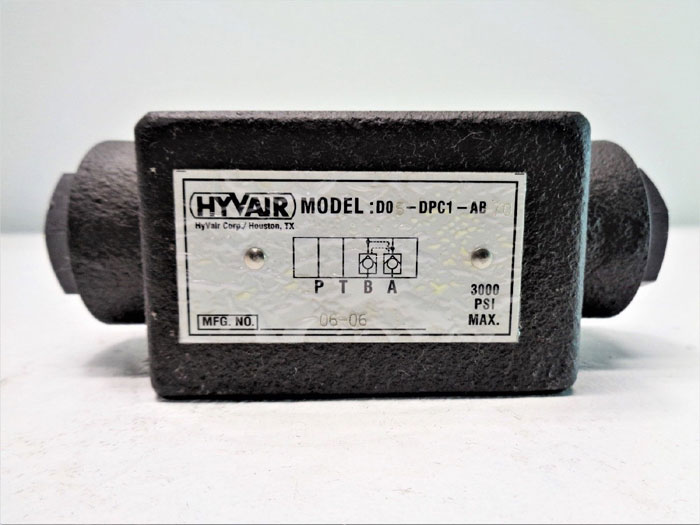 Hyvair Modular Stackable Valve D05-DPC1-AB70 **Lot of (2)**