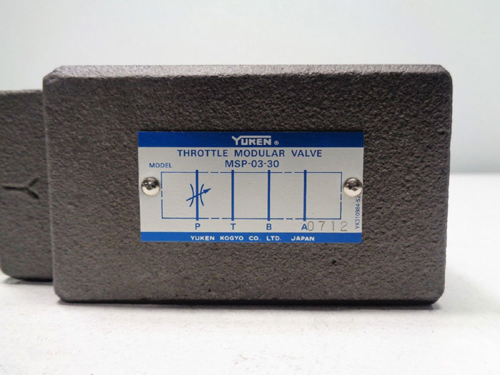 Yuken Throttle Modular Valve MSP-03-30