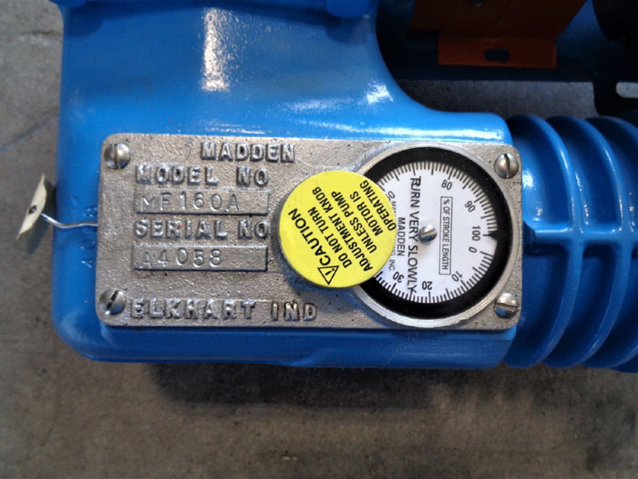 Madden Metriflow Series Diaphragm Metering Pump MF160A