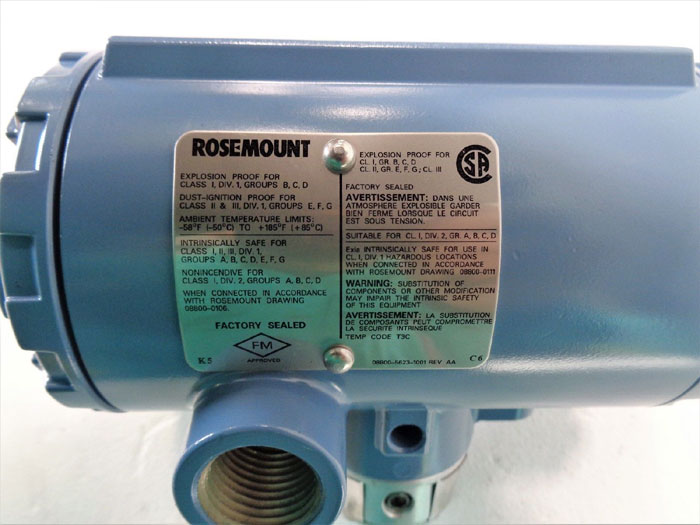 Rosemount 8800 Vortex Flow Transmitter 8800CW030SA1N1D1K5