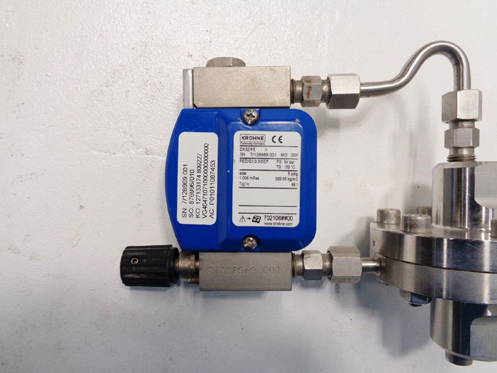 Krohne DK32/RE Variable Area Flowmeter w/ Differential Pressure Regulator