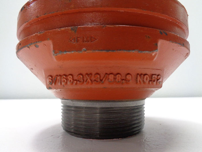 Victaulic Reducer Coupling, 6" x 3", Style# 52