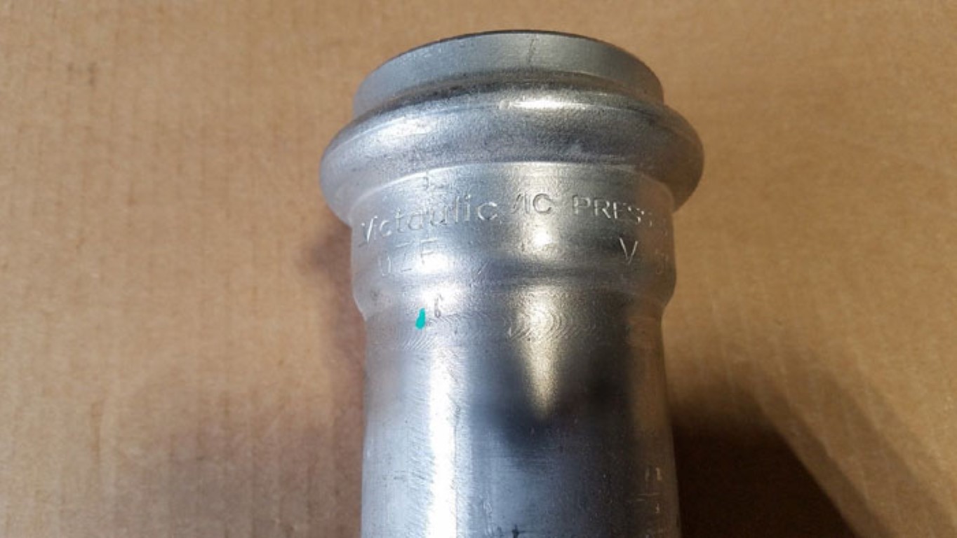 Victaulic Vic-Press 2" Male Thread Adapter 316 Stainless Steel, Sch10S #P576