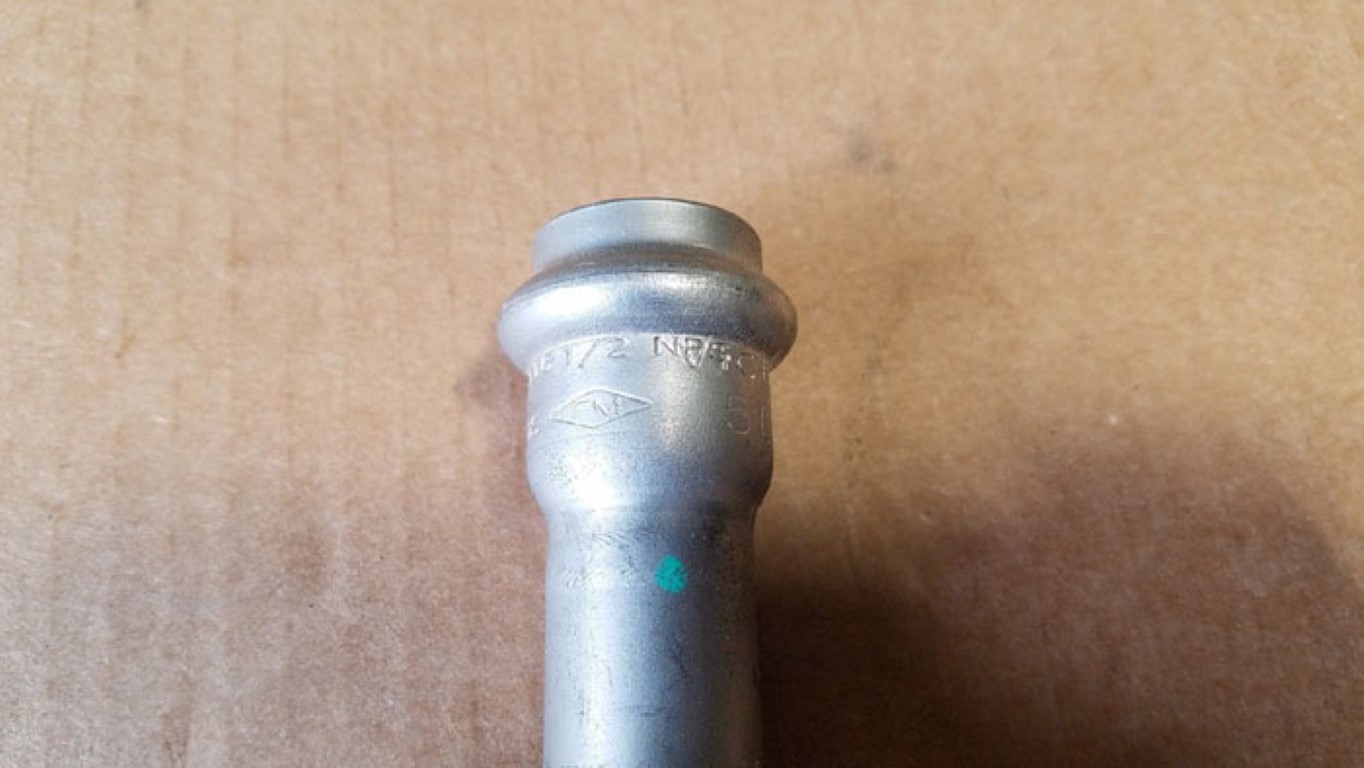 Victaulic Vic-Press 1/2" Male Threaded Adapter 316SS #P576 ***LOT of (2)***