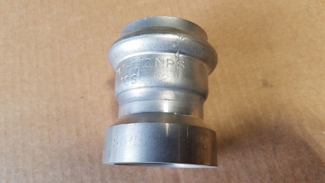 Victaulic Vic-Press 1-1/2" Female Threaded Adapter 316SS #P579