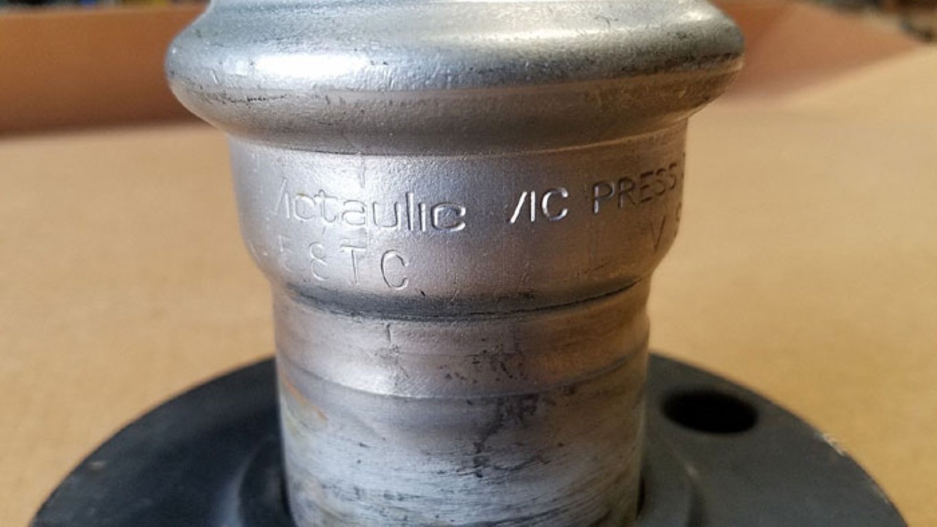 Victaulic Vic-Press 2" Coupling 316SS w/ 2" 150# Van Stone Flange A105 #P566