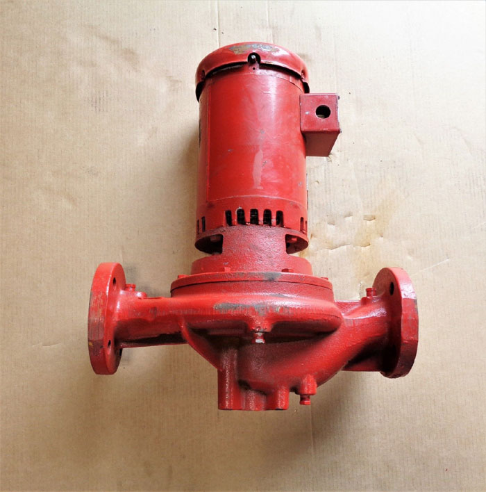 Bell & Gossett 802x7 Close Coupled InLine Centrifugal Pump 6.75" Dia, 2HP