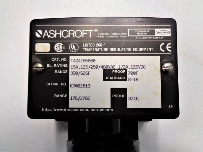 Ashcroft Temperature Switch T424T05060