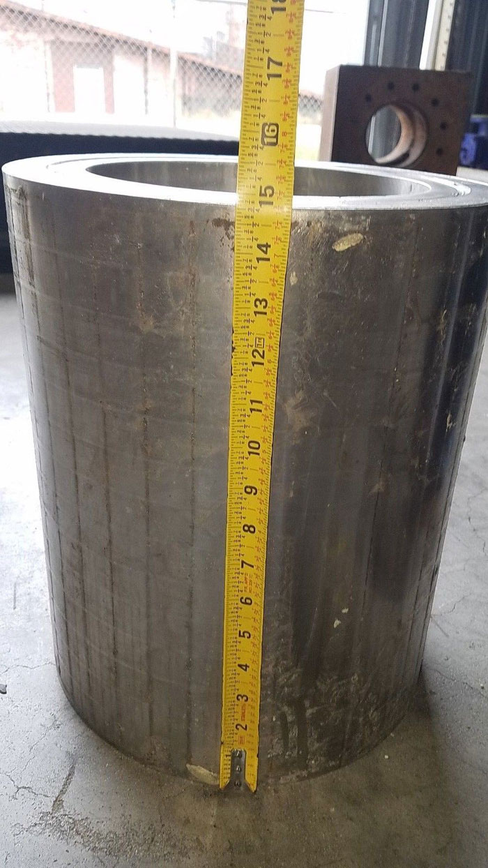 Magnetic Drive Coupling, 316 Stainless Steel, 15" Tall x 12.5" OD x 8.625" ID