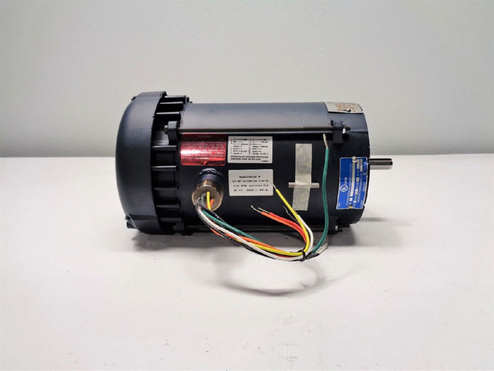 Leeson Motor A6C17XC22K, 111085.00, 1/2HP, 115/230V, 1725 RPM, PH 1