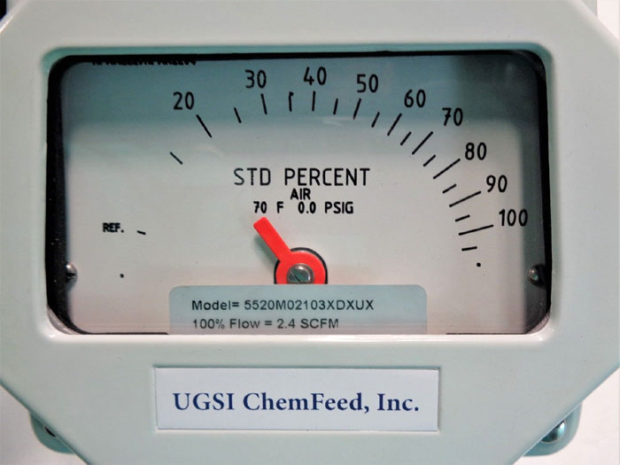 UGSI ChemFeed Armored Flowmeter 5520M02103XDXUX