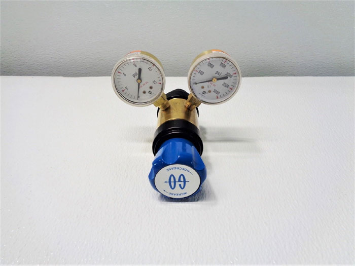 GO Pressure Regulator, 0 - 10 PSIG, 3600 PSIG Max Inlet, C2-2F1C11110001A3A3