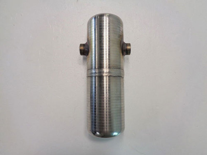 Stainless Steel Condensate Pot, 1/2" NPT, 11" Length, 4" Width, #CP3C8D