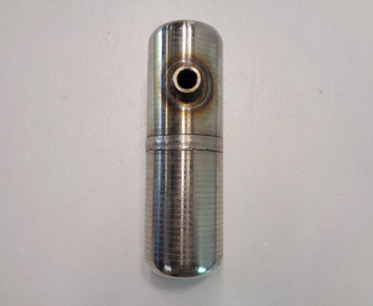 Stainless Steel Condensate Pot, 1/2" NPT, 11" Length, 4" Width, #CP3C8D