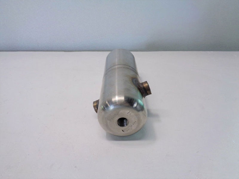 Stainless Steel Condensate Pot, 1/2" NPT, 11" Length, 4" Width, #CP3C8D