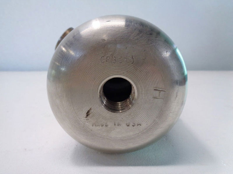 Stainless Steel Condensate Pot, 1/2" NPT, 11" Length, 4" Width, #CP3C8D