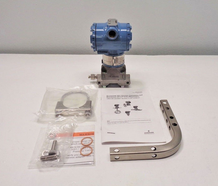 Rosemount Pressure Transmitter 3051CG2A22A1AB4 WITH 0 to 250 in H2O