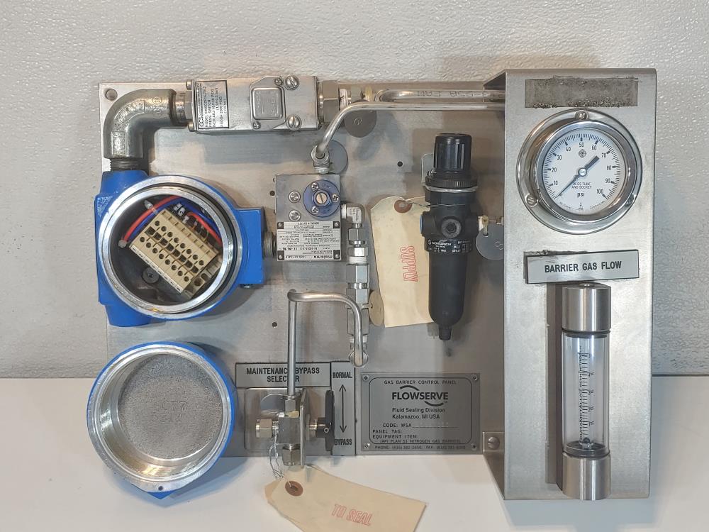 Flowserve Gas Barrier Control Panel WSA2890533