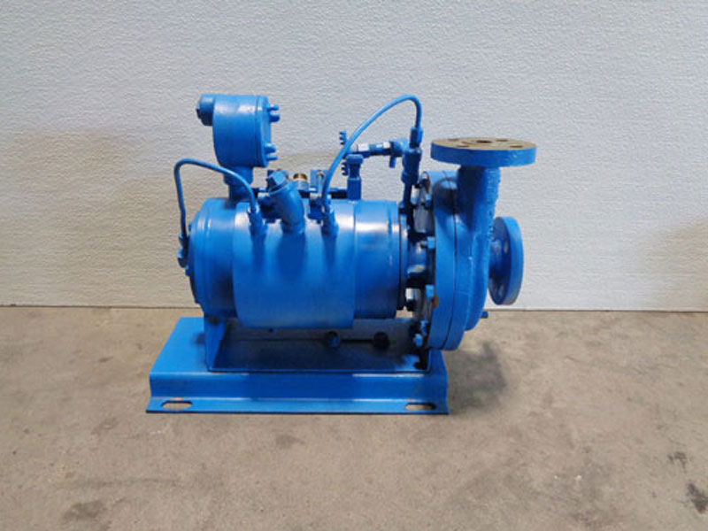 Lot of (2) Chempump Steam Jacketed Pumps GBT3K3T, (1) Used & (1) Free