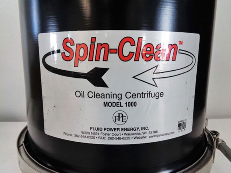 Fluid Power Energy Spin-Clean Oil Cleaning Centrifuge, Model 1000