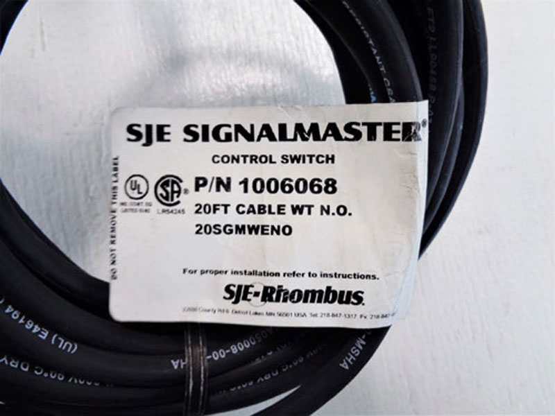 LOT (3) SJE Rhombus Signalmaster Control Float Switch, 1006068, 20ft, 20SGMWENO
