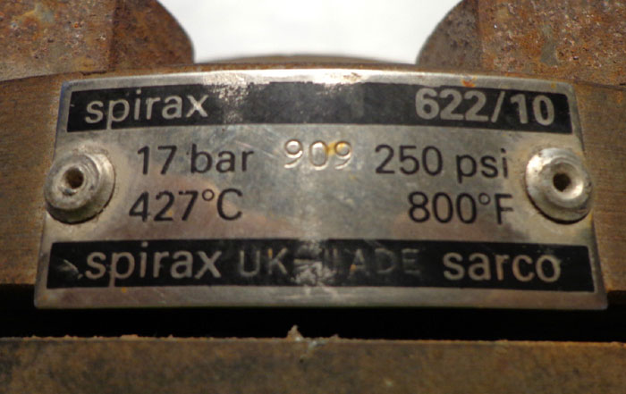 SPIRAX SARCO 622/10 INVERTED BUCKET STEAM TRAP - 1/2"