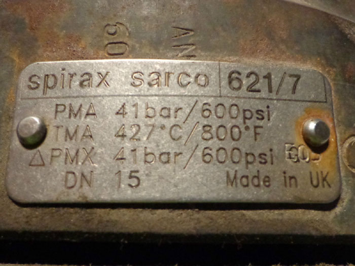 SPIRAX SARCO 621/7 INVERTED BUCKET STEAM TRAP