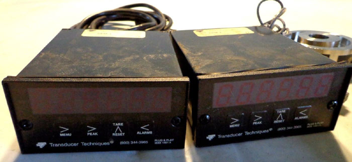 TRANSDUCER TECHNIQUES MOBILE KIT LOAD CELL DISPLAYS DPM-3 & 10K LOAD CELLS