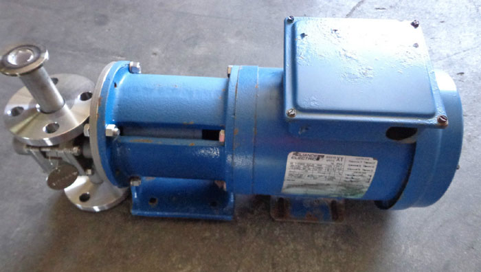 PROGRESSIVE PUMP CO. HASTELLOY C PUMP w/ RELIANCE ELECTRIC MOTOR