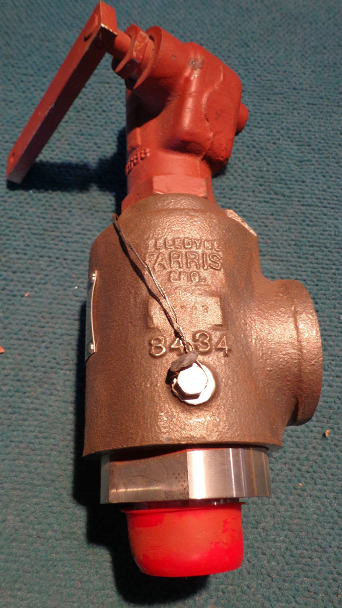 TELEDYNE FLUID SYSTEMS 1.5" X 2" RELIEF VALVE 2850-PKD