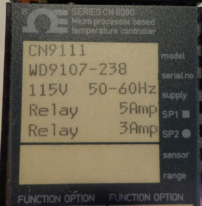 OMEGA CN9000 MICRO PROCESSOR BASED TEMP CONTROLLER