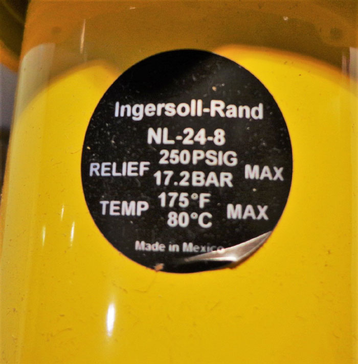 INGERSOLL RAND OIL LUBRICATOR NL-24-8