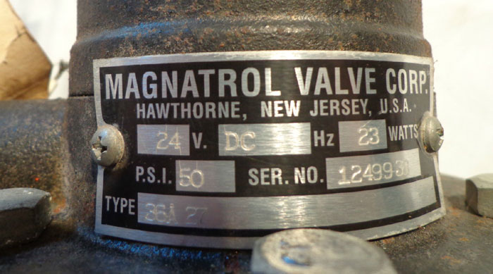 MAGNATROL 2" SOLENOID VALVE 36A 27